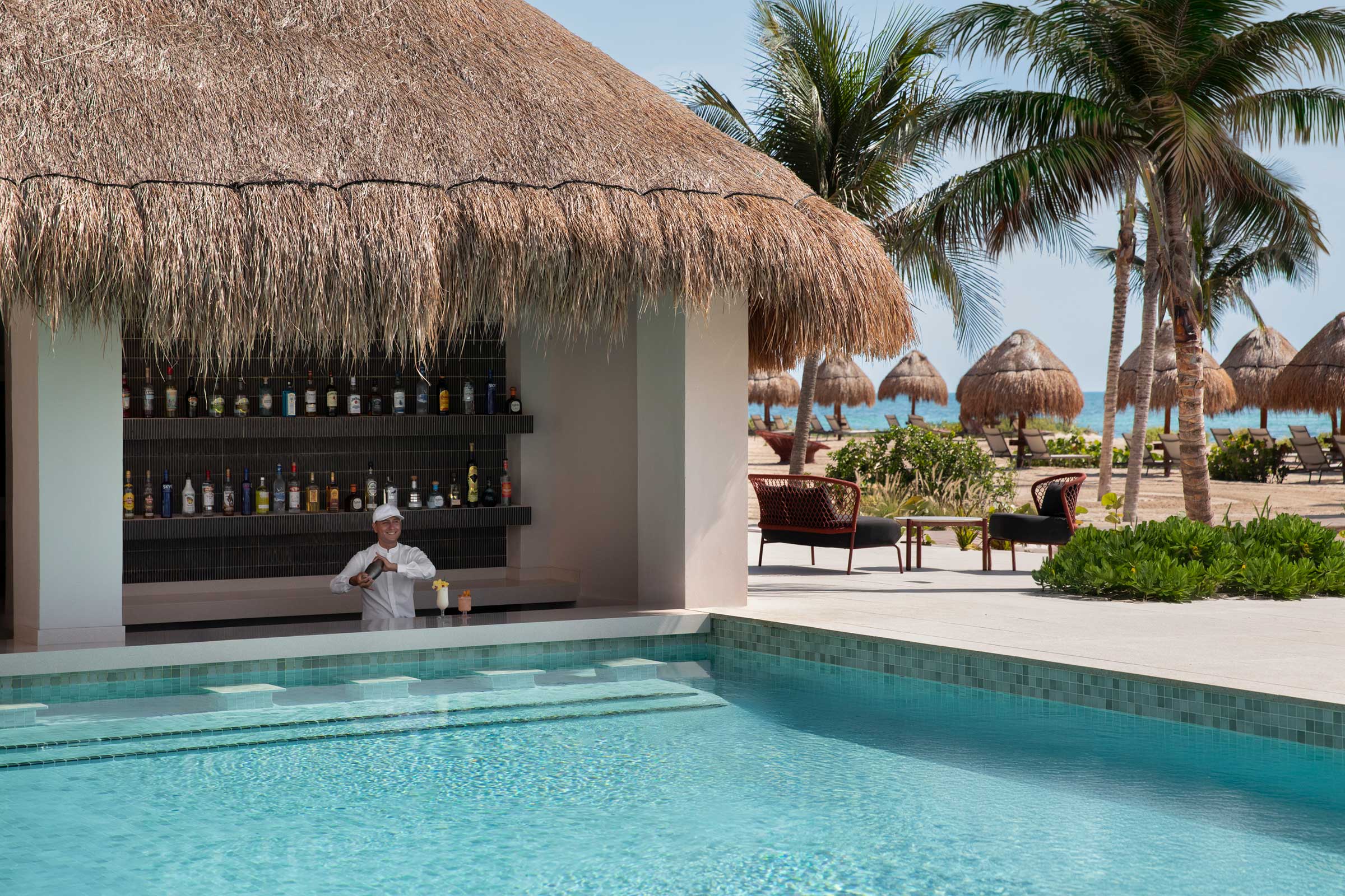 Les meilleurs bars dans la piscine de Cancun