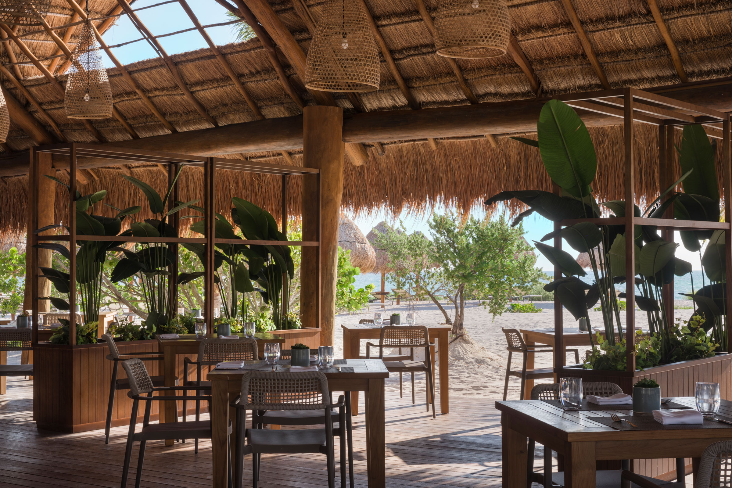 Profitez d'un service au bord de la plage à Cancun