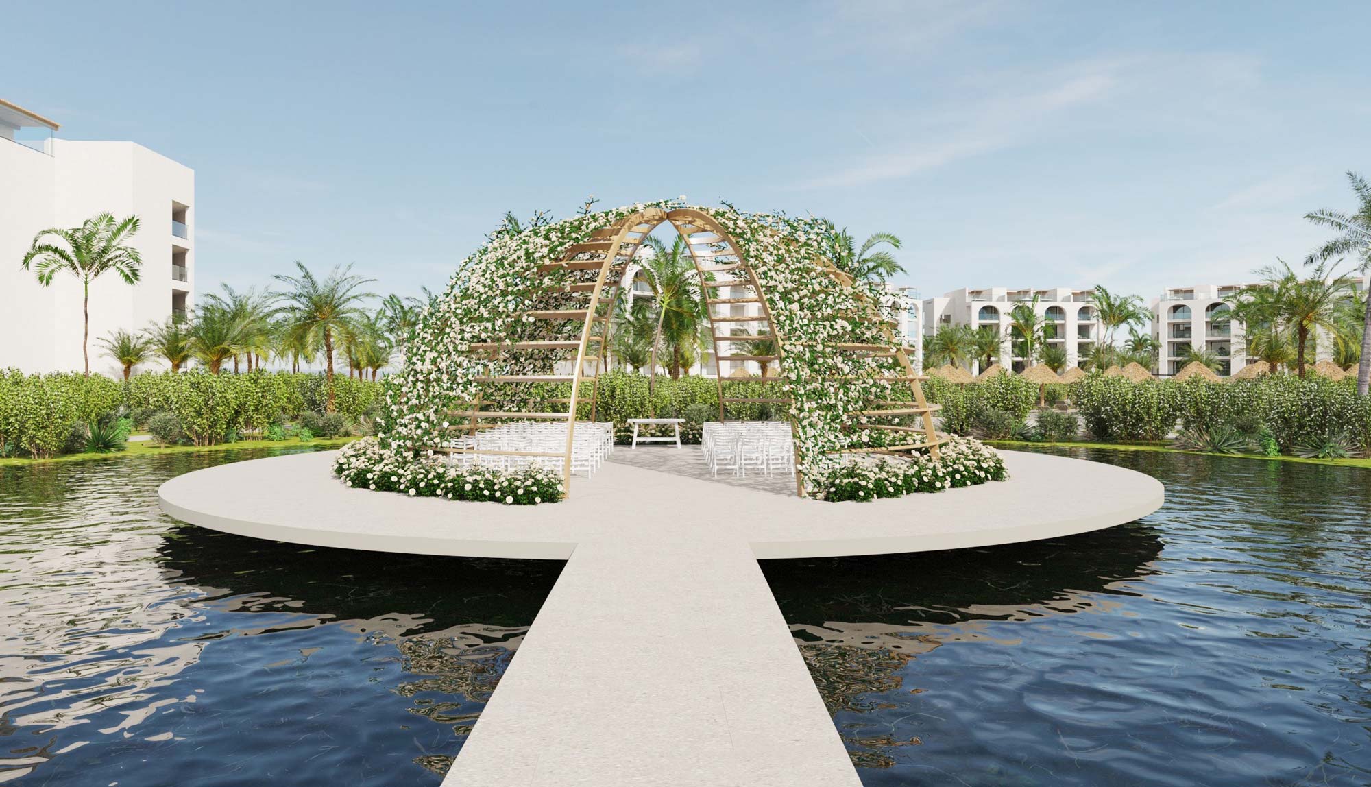 Wedding venue in Cancun resort